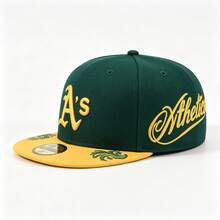 New Era 59FIFTY Oakland Athletics Green Gold 68520 - Green - View 2