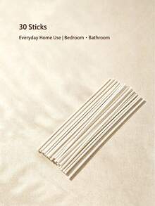 10/30/50/100pcs Fiber Diffuser Sticks, Aromatherapy Replacement Refill, Black/White/Natural, Flameless Fragrance Refill, Fast Absorption, Even Diffusion, Long-Lasting Volatility, Fragrance Diffusion Accessories, Suitable For Aromatherapy Bottles, Essential Oil Diffusers, Home Fragrance, Indoor Fragrance, Bedroom, Bathroom, Living Room, Office, SPA Space - A - View 15