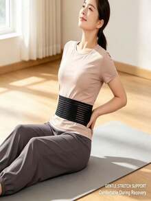 1 buah Sabuk Penyangga Pinggang yang Dapat Diatur, Ikat Pinggang Elastis yang Bernapas, Cocok untuk Kebugaran, Lari, Yoga, Pilates, Meredakan Nyeri Punggung Bawah - MultiWarna - View 11