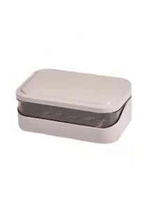1pc Color-Matched Patchwork Double-Layer Flip-Top Soap Box, Minimalist Travel Soap Box With Lid, Creative Soap Tray With Drainage System Transparent Storage Box, Suitable For Bathroom And Travel, No Drilling Required (Box Included) - A - View 14