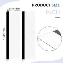 Bảng ghi chú gắn cạnh màn hình máy tính bằng acrylic trong suốt, phụ kiện bàn làm việc văn phòng đa năng, giá đỡ ghi chú màn hình, phù hợp cho văn phòng/nhà/bàn làm việc - Nhiều màu - Xem 6