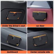 Car Card Storage Organizer Box, Multi-Function Card Holder Slots, Neatly Store Various Cards And Tickets, Save Car Interior Space, Practical Car Storage Accessory - Multifunctional Card Holder - View 5