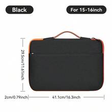 DANYCASE 11-16 Inch Tablet Laptop Sleeve, With Front Zipper Pocket, Compatible With Neo 13" A3404 Air 13.6 A2681 A3113 (A16) 11 Inch Tablet, With Handle Protective Case - Multicolor - View 13