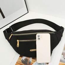 1pc Women's Fashion Waist Bag, Casual Commute Sports Crossbody Bag, Multi-Pocket Design, Portable Phone Storage Bag - Multicolor - View 7