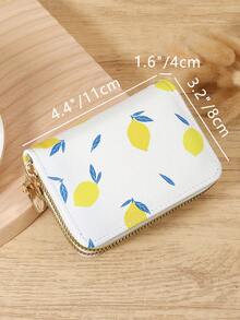 Women's Short Wallet Double Zipper Credit Card Storage Bag, Simple Casual Multi Card Clip, Suitable For Outdoor Travel And Returning To School - White - View 8
