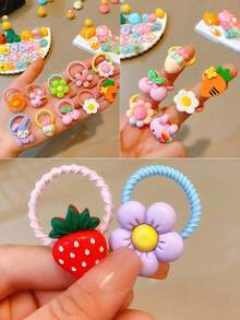 10pcs/20pcs/50pcs/100pcs Random Pet Hair Accessories Hair Ties, Cute And Non-Damaging, Suitable For Cat And Dog Decoration - Multicolor - View 9