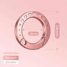 Phone Lanyard Ring Buckle Metal Spring Coil Hanging Chain Premium Multi-Functional Durable Anti-Drop Compatible With Apple Phone Case Cover Men Women Pendant Key U-Disk Camera Chain Rope Accessories - Multicolor - View 7