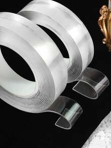 1 Roll Double-Sided Tape, Nano Tape, Transparent Tape, Removable Tape, This Tape Is Removable, Washable, Reusable, Perfect For Carpet And Photo Wall Decoration. - Multicolor - View 5