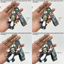 Warner Bros Cartoon Cute Exquisite Cartoon Couple Gift Keychain Backpack Pendant Souvenir Small Gift Backpack Pendant Cute Bag Pendant Portable Keychain Travel Accessory Unisex Bag Pendant Cute Exquisite Small Gift - Multicolor - View 14