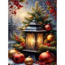 1PC DIY 5D Diamond Painting Kit Christmas Theme Pattern - Round Full Drill Diamond Art Mosaic Craft, Home Wall Decor, Unframed - No Frame - View 8