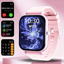 Smart Watch With 180mAh Large Capacity Battery; 1.83-Inch HD Screen; Wireless Calling; Message Notification; Weather Forecast; Watch Face Wallpaper; Colorful Strap; Fashion Style; Best Gift Choice, Suitable As Gift For Friends, Holiday Gift - Multicolor - View 14
