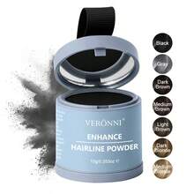 VERONNI 10g Hairline Shadow Powder, Anti-Staining, Instant Coverage For Hairline And Roots, Waterproof Hairline Filler Powder, Natural Look, Large Capacity 7 Colors Available - Multicolor - View 2