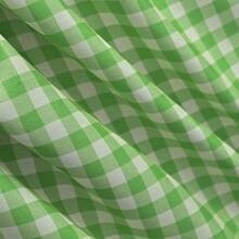 1件雲朵蕾絲格紋窗簾，多色可選，柔軟蕾絲設計，適合極簡高端家居裝飾 - 綠色 - 查看 6