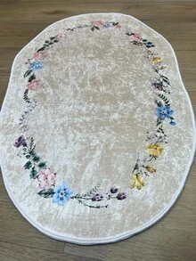 Livingroom Carpet Made In Turkey Soft Touch Machine Washable - Pink - View 3