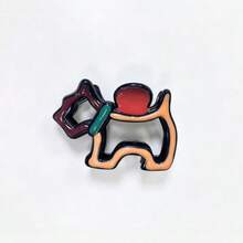 Ins Cute Cartoon Hollow Colorblock Puppy Claw Clip New Premium Hair Claw Holiday Decoration - Multicolor - View 9