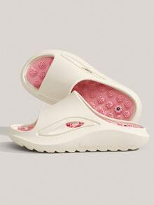 Men's Massage Sole Indoor Home Bathroom Slippers, Outdoor Casual Slides, Unisex Beach Sandals - Rice Flour - View 10