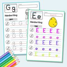Alphabet Learning Notebook, A-Z Uppercase And Lowercase Letter Tracing, Handwriting Practice, Letter Recognition, Find The Letter, Picture Coloring, Pattern Activities, Pronunciation Vocabulary, Picture Word Learning, Early Writing Practice - Alphabet Learning Notebooks - View 6