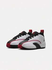 Sepatu Basket Remaja JORDAN ALL GAME BG Low-Top IQ6585-100 - Red and White - View 3