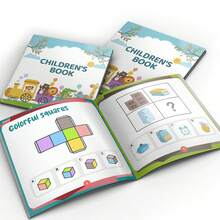 Cuadernos de actividades de pensamiento lógico, juegos de razonamiento visual, emparejamiento de formas, rompecabezas de equilibrio, clasificación de patrones, reconocimiento espacial, práctica de observación y resolución de problemas para el aprendizaje y entrenamiento cerebral - Cuadernos de actividades de pensamiento lógico - Ver 5