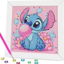 Disney Set Koleksi Lukisan Berlian Tema Lilo & Stitch Panini, Seni Berlian Bulat Penuh DIY, Berbagai Pola Lucu, Cocok Untuk Pemula, Dekorasi Dalam Ruangan Dan Hadiah Liburan (Bingkai Tidak Termasuk) - Set - View 5