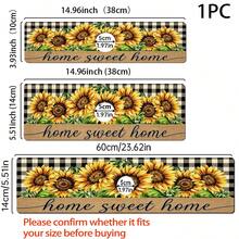 1pc Sink Faucet Absorbent Mat, Autumn Sunflower Pattern, Drainage Mat, Suitable For Kitchen, Bathroom Sink, Countertop, Drainage Mat, Diatomaceous Earth Material, Trimmable, Quick-Drying Mat - Multicolor - View 6