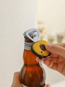 1/2/3pcs Cartoon Animal Magnetic Bottle Opener, Tiger Capybara Black Cat Funny Design, PVC Soft Rubber Fridge Magnet, Home Beer Opener, Cute Creative Home Decor Tool Ornament, Bar Tool - Multicolor - View 5