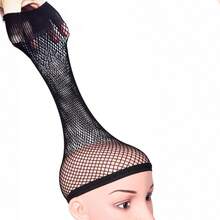 Stretchable Elastic Black Fishnet Wig Cap, Breathable Open Mesh Wig Net, Wig Accessory - View 14