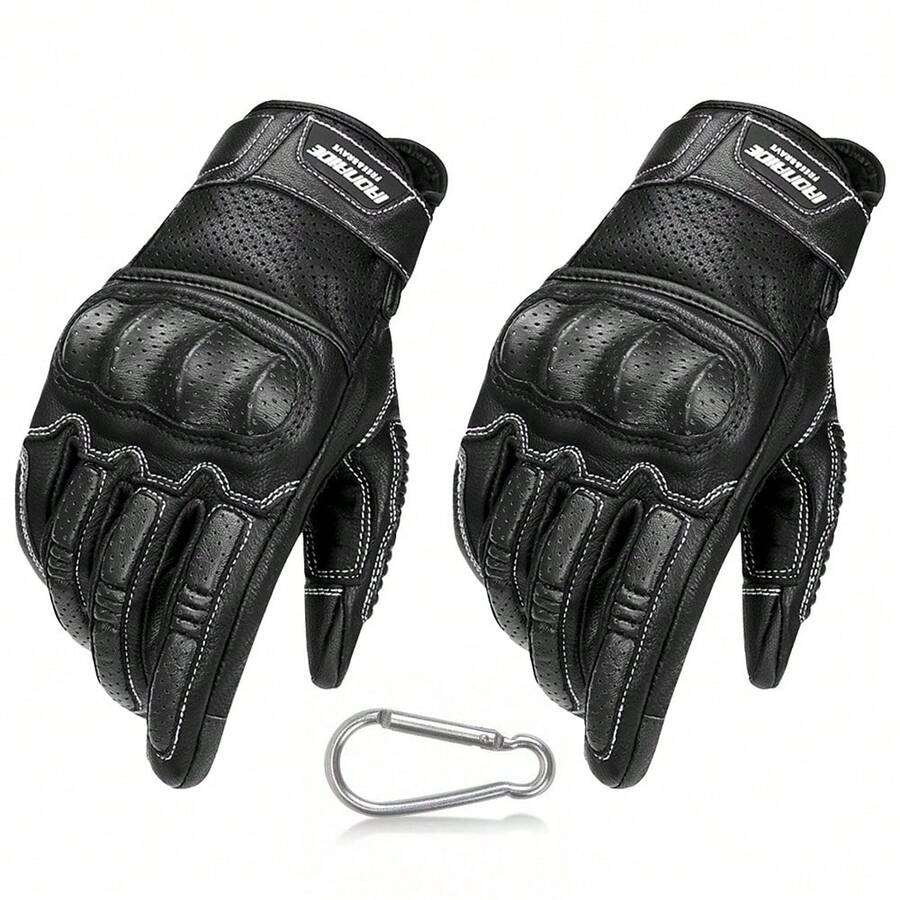 1pc Motorcycle Gloves Motocross Racing Biker Glove Men Motorbike Riding Touch Screen Cycling Accessories Outdoor Sports Equipment Rider Gift M-2XL - Multicolor - View 1