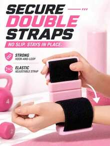 2pcs/2lbs (1lb Each) Adjustable Invisible Weighted Wristbands, Universal For Hands And Feet, Hook And Loop Strap Non-Slip Skin-Friendly, Freely Control Weight Intensity, Suitable For Strength Training, Running, Jumping, Posture Training - Multicolor - View 4