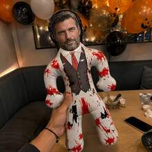 1pc Customized Inflatable Blow-Up Prop, Personalized Photo, Party Decoration, Bachelor Party Gift, Gift For Him/Her, Birthday Wedding Halloween Decoration - Multicolor - View 4
