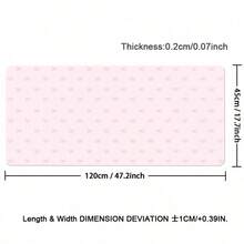 Leather Desk Mat Protective Pad Full Screen Bow Y2K Pink Girl Mouse Pad Office Desk Mat Waterproof Anti-Slip PU Desk Mat Gaming Esports Users - View 11