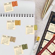 2 Sheets 2027 Monthly Calendar Stickers, 2027.01-2028.04 Self-Adhesive Monthly Calendar Index Stickers, Diary Classification Stickers, Notebook And Planner Calendar Index Labels - A - View 5