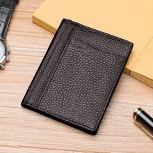 Ultra-Thin Soft Wallet, Mini Bank Card Holder, Ultra-Thin Compact Card Sleeve, Men's Wallet, Mini Wallet, Card Holder, Coin Purse - Multicolor - View 9