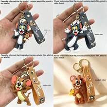 Warner Bros Cartoon Cute Exquisite Cartoon Couple Gift Keychain Backpack Pendant Souvenir Small Gift Backpack Pendant Cute Bag Pendant Portable Keychain Travel Accessory Unisex Bag Pendant Cute Exquisite Small Gift - Multicolor - View 15
