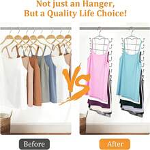 2 Pack Tank Top Hanger, Rotating Bra Organizer Space Saving,360° Swivel Closet Organizers And Storage - View 4