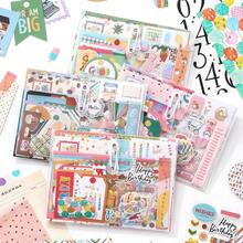 Paket Bahan Memo Kisah Cinta Tema Ulang Tahun Gaya Penyembuhan Stiker Perencana Korea Set Dekorasi Kemasan Kolase Scrapbooking - 1 Set - View 2