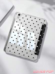 波點與極簡圖案平板保護殼，相容 iPad 9.7/10.2/10.5/10.9/12.9/Pro 11、第 10 代，相容 Galaxy Tab S6 Lite 10.4 吋，相容 Kindle Paperwhite 第 12 代 2024、Kindle (第 11 代 - 2024)，柔軟防摔，智慧支架/自動喚醒/睡眠，Y 型折疊平板保護套，多種視角，返校禮物 - 彩色 - 查看 3