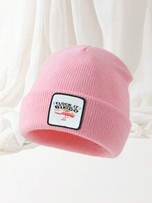 1pc "Flock It I'm Going To Bingo" Funny Slogan Acrylic Knit Beanie With Printed Fabric Label - A - View 20