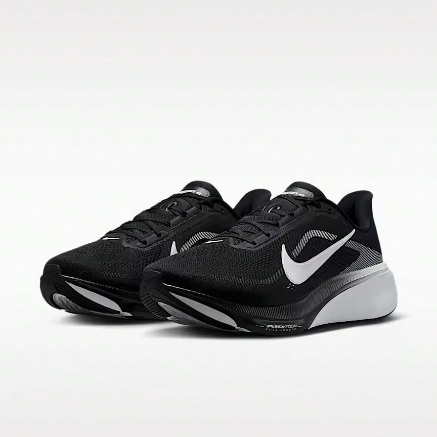 Nike Men's Road Running Shoes (Wide) 2026 AIR ZOOM PEGASUS 42 WIDE IR1228-001 - Black and White - View 1