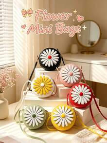 Mini Flower Crossbody Bag, Stylish And Cute, And Chic. - Multicolor - View 2