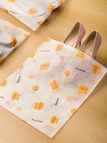 Cute Cat Hanging Shoe Storage Bags - Stylish, Dustproof & Moisture-Resistant Organizer For Small To Large Shoes, Perfect For Home & Kitchen, Hanging Shoe Organizers - Multicolor - View 5