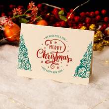 Christmas Greeting Cards, Christmas Cards Envelopes, Christmas Gift Box Cards, Thank You Blessing Postcards, Style Thank You Cards - A - View 6