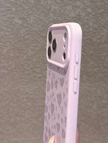 極簡時尚紫色愛心豹紋多巴胺手機殼，適用於 iPhone 18 Pro Max/18 Pro/18/17 Pro Max/17 Pro/17/16 Pro Max/16 Pro/16/16 Plus/15/15 Pro Max/15 Pro/15 Plus/11/12/13/14 Pro Max/12 Pro/12 Pro Max/13 Pro/13 Pro Max/14 Pro/14 Pro Max/14 Plus，全包防摔保護軟殼，創意女性款 - 紫色-愛心豹紋 - 查看 8
