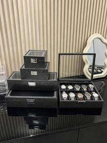 12/10/6/3/2/1 Slot Luxury Large Capacity Watch Storage Box, Jewelry Display Box, Can Store Watches And Jewelry, Perfect Gift Display Box - Multicolor - View 7