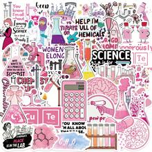 50pcs Creative Chemical Reagent Graffiti Stickers Suitable For Decorative Phone Cases, Water Cup, Guitars, Creative Waterproof Decals - 1 Set/50 PCS - View 11