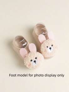 10/5/1 Pair Baby Boys & Girls 3D Plush Bear Non-Slip Floor Socks, Soft & Cute Indoor Socks, Suitable For Newborns, Infants, Toddlers, Autumn/Winter Daily Wear - Multicolor - View 9