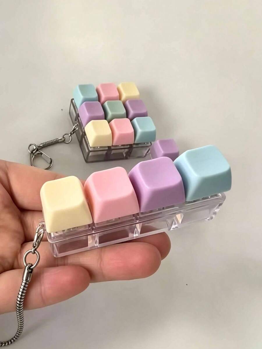1pc Colorful Keyboard Keycap Keychain - Fun Adult Office Supplies, Interesting Office Decor, Unique Gift Choice. It's Also A Perfect Gift For Holidays, Birthdays, Christmas And Parties. Dorm Room Stuff, Back To School, Dorm Essentials (Suitable For Adults Only)
