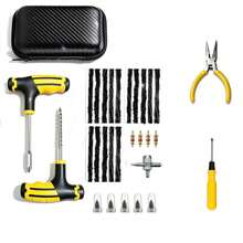 Car Tire Repair Kit, Heavy Duty Tubeless Tire Perforation Repair Tool Set, Portable Emergency Tire Blowout Repair Kit, Suitable For Cars, Motorcycles, SUVs, ATVs - A - View 10
