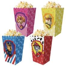 Paw Patrol Birthday Party Popcorn Boxes, Cartoon Paper Snack Cups For Chicken Nuggets, French Fries, Party Favor Treat Boxes For Party Decor - Multi-color - View 6
