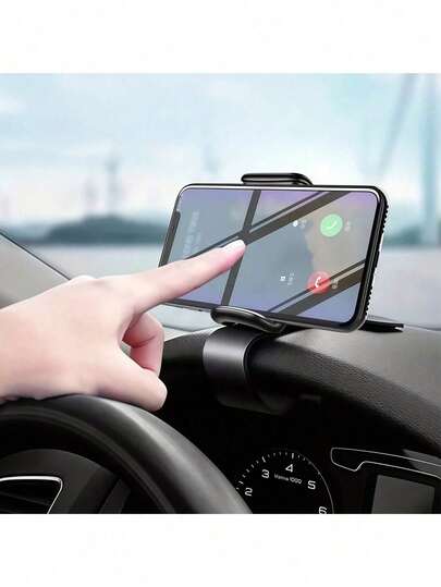 Soporte de teléfono con clip para coche, soporte multifuncional de navegación para coche, soporte de teléfono para el salpicadero